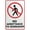 Warning Sign 3, variant on No Access Through Door Sign - 8"x12" Vintage Metal Warning Sign, Door Restriction Decor for Home Farm Bar Coffee Shop Club Office Building