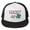 Black/ White/ Black, variant on Lucky AF White and Pink Type St Patrick's Day Trucker Hat, White and Green Type Embroidery (White)