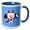 Blue/White, variant on 3drose, a Devilish Toothache Cute Little Demon Vector Art, 11oz Mug