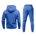 thumbnail image 4 of Fabrcox Sweat Set for Men Fleece Full Zip Hoodie Sweatpants Set Athletic Sports Jacket Jogging Warm Up Fall Winter Men Track Suits 2 Piece Set, 4 of 6