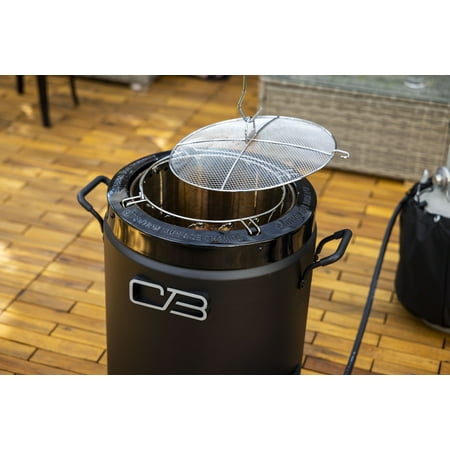 Charbroil - The Big Easy Outdoor Air Fryer - Black