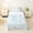 White Blue C, variant on Feelyou Blue Flower Initial D Twin Sheets for Kids Girls, Sweet Rose Bow Monogram Bedding, 3 Pieces, 1 Flat Sheet, 1 Fitted Sheet and 1 Pillowcase