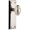 Polished Nickel, variant on Grandeur 801242 Fifth Avenue Solid Brass Rose Single Dummy Door - Grey