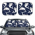 thumbnail image 2 of Balery Angry Shark Sun Shield 2 Pack For Car Front Windows Foldable Sun Visor Protector Blocks Max Uv Rays And Keeps Your Vehicle Cool For Most Sedans Suv Truck, 2 of 7
