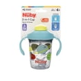 thumbnail image 4 of Nuby 2 Handle 8oz Multi-Function 2-in-1 Cup with Free Flow 360° Weighted Straw & Hard Spout, Solar System, 4 of 5