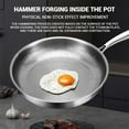 thumbnail image 4 of Titanium Frying Pan Pro, 2026 New Upgraded Titanium Pans for Cooking Non Stick with Lid, 12.7inch Kitchen Steak Frying Pans for All Stovetops, Home Use Cookware (with Lid,11.81inch), 4 of 8