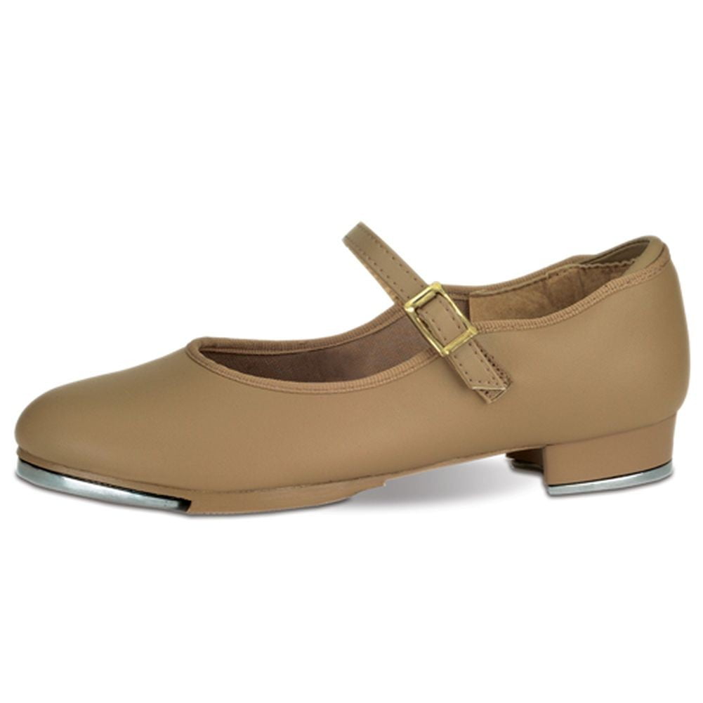 Danshuz Danshuz Toddler Girls Tan Single Strap Non Skid Tap Shoes