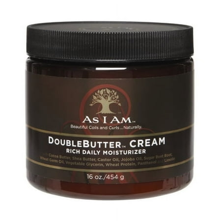 As I Am Double Butter Rich Daily Moisturizer Cream, 16 Oz, 2 Pack