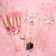 thumbnail image 1 of 8 Pcs Sailor Moon Makeup Brush Set Sakura Cosmetic Makeup Tool Sets, 1 of 4