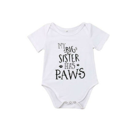 

Dewadbow Newborn Toddler Baby Boy Girl Unisex Romper Bodysuit Jumpsuit Clothes Outfits