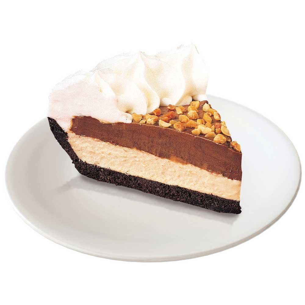 Sara Lee Chef Pierre Gourmet Chocolate Peanut Butter Silk Pie, 10 inch -- 4 per case.