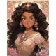 thumbnail image 1 of Disney Princess-pintura de diamantes 5D DIY AB, mosaico de dibujos animados, punto de cruz, bordado de diamantes de imitación completo, regalo para niños, 1 of 4