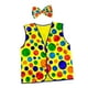 thumbnail image 2 of Accesorios de chaleco de payaso, disfraz de Halloween de colores brillantes para hombres y mujeres, juegos de rol Azul con pajarita, 2 of 9