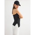 thumbnail image 4 of Strapless Solid Top with Side-Slits, 4 of 6