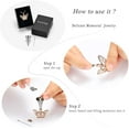 thumbnail image 6 of Butterfly Urn Necklaces for Ashes Moonstone / Abalone Shell Butterfly Cremation Jewelry Ashes Keepsake Memorial Urn Locket for Ashes Cremation Necklace for Women Men, 6 of 7