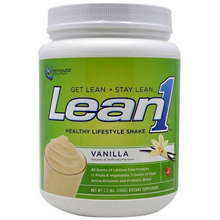 Nutrition53 Lean 1 Vanilla, 1.7 LB (Best Meals For Lean Muscle)