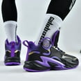 thumbnail image 7 of Bolognifi Men's High Top Basketball Shoes With Breathable Mesh Cushioning Outsole Durable Ankle Support Sports Shoes, 7 of 7