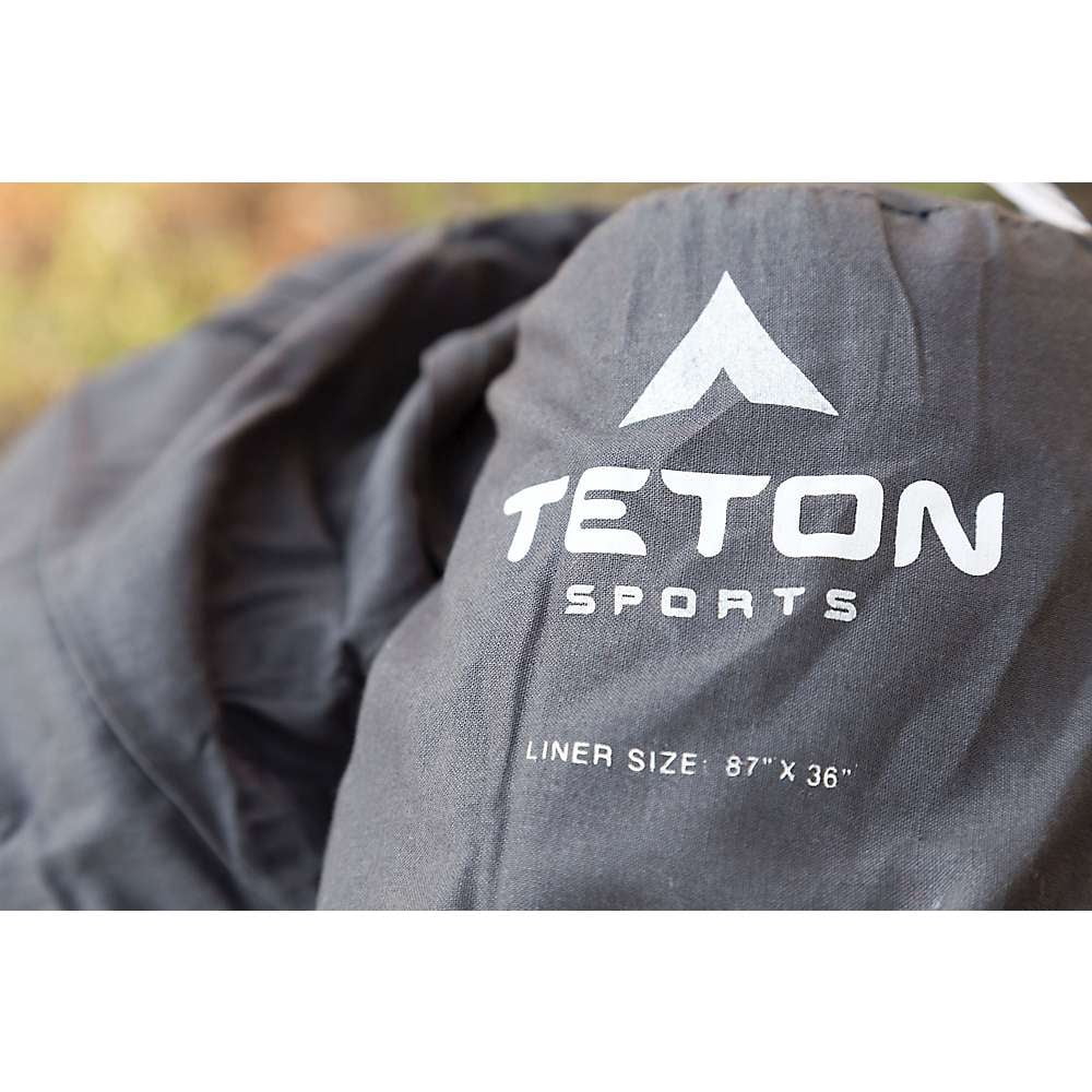 Teton Sleeping Bag Liner, Black