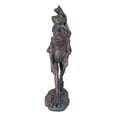 thumbnail image 5 of Croak Family Papa Frog Piggybacking 2 Young Baby Frogs To School Garden Statue, 5 of 9