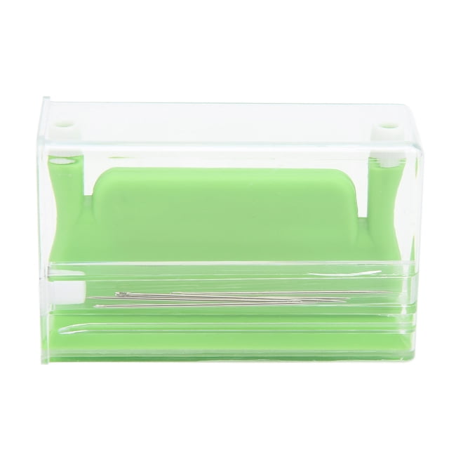 Needle Threaders, DIY Practical Fast Threading Light Weight Auto Needle Threader Plastic Material 2.6x4.4x7.2cm For Sewing Crafts For Machine Orange,Green