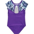 thumbnail image 2 of Rainbeau Moves Girl's Dance & Gymnastics Short Sleeve Leotard, (XS-XL), 2 of 4
