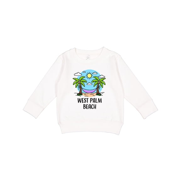 Inktastic Summer Vacation in West Palm Beach Toddler Sweatshirt