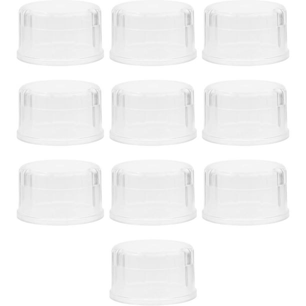 10 tapas antisalpicaduras para vasos, cocteleras y vasos de zumo de plástico.