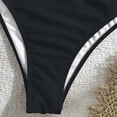 thumbnail image 4 of UTSJKR Women's Floral 3D Rose Halter One-Piece Swimsuit, Sexy Cutout Waist Cheeky Bathing Suit for Beach & Vacation Black S, 4 of 6