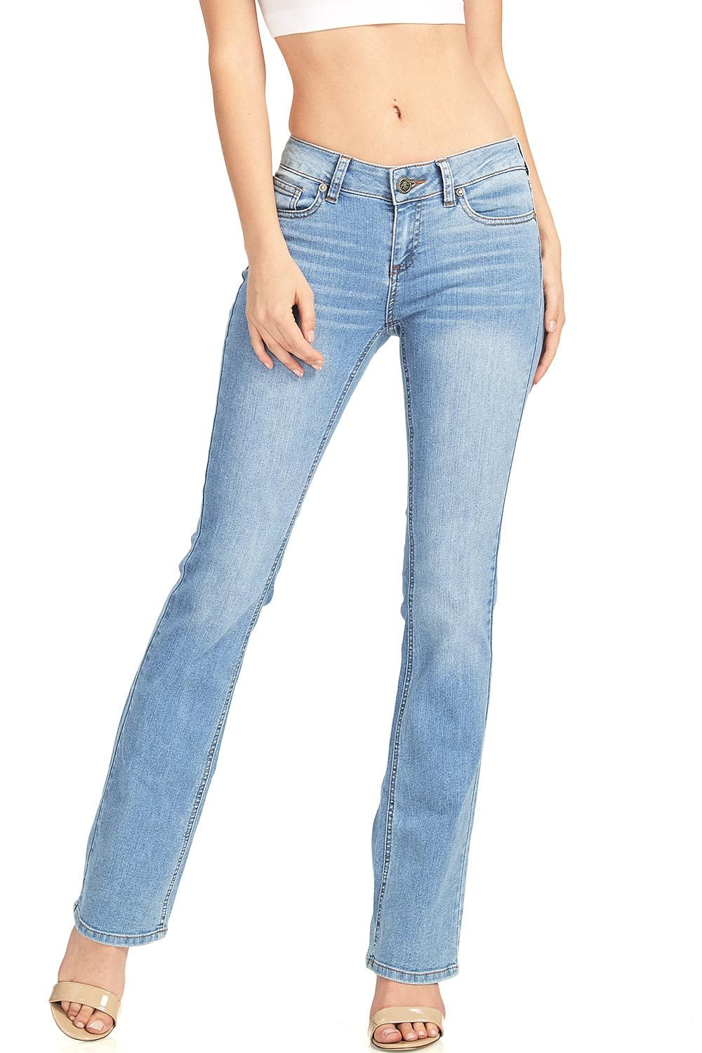 Buy > womens light blue bootcut jeans > in stock