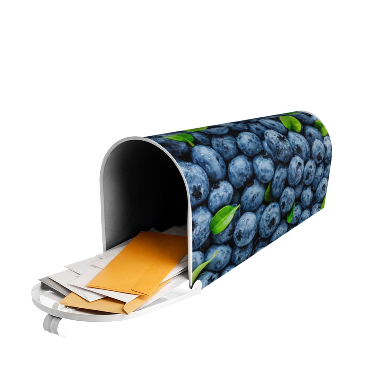 Rateoe Fresh Blueberries Printed Mailbox Covers - Easy to Install Fall, Winter, Spring, Summer Mailbox Cover - Weather and UV-Resistant Mailbox Decor - Mailbox Magnetic Covers-25.5x21 in