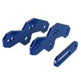 thumbnail image 2 of Miulika Motorcycle Adapter Block Foot Peg Pedal Base Pedals Relocation Bracket Kits for Blue, 2 of 5