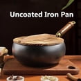 thumbnail image 2 of Uncoated Thick Iron Pot, Japanese Iron Pan for Cooking, Hand-Forged Non-stick Cast Iron Skillet, High Purity Frying Pans for Kitchen, for Induction Cookers and Gas Stoves, 2 of 6