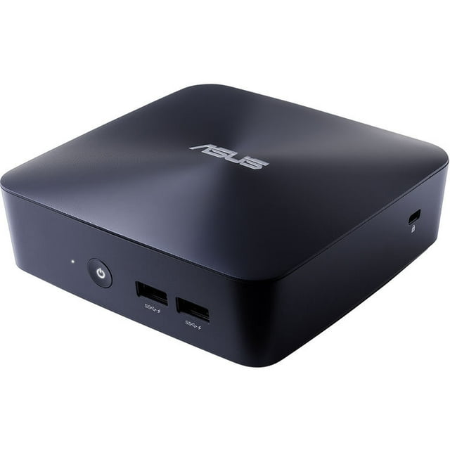 ASUS VivoMini UN65U Mini PC/HTPC, Intel Core i7-7500U Upto 3.5GHz, 16GB DDR4, 128GB SSD, 4K UHD Support, Card Reader, HDMI, Display Port, Dual-Monitor Capable, Wifi, Bluetooth, USB, Windows 10 Pro