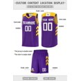thumbnail image 4 of Custom Reversible Basketball Jersey 90s Hip Hop Sports Shirts Printed Name Number for Men/Youth, 4 of 11