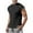 Black, variant on fatyb Men's Summer Tank Tops Casual Cap Sleeve Crewneck Muscle Tees Shirts Workout Athletic T-Shirts