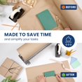 thumbnail image 4 of DIY Crew 36 Inch Paper Roll Dispenser and Cutter - Heavy-Duty Wall Mountable, Non Slip Tabletop - Kraft, Freezer, Butcher Paper - Up to 1000ft Rolls, 4 of 8
