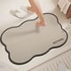 thumbnail image 1 of Alfombra de baño antideslizante absorbente | Alfombra de secado rápido de diatomita para lavabo de entrada | Caqui de estilo moderno | Resistente al agua Fácil de limpiar | 16x23.6 pulgadas | 1, 1 of 6