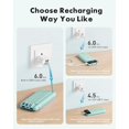 thumbnail image 6 of Portable Charger with Built in Cables, Portable Charger with Cords Wires Slim 10000mAh Travel Battery Pack 6 Outputs 3 Inputs 3A Fast Charging Power Bank for Samsung Google Pixel LG Moto iPhone iPad, 6 of 19