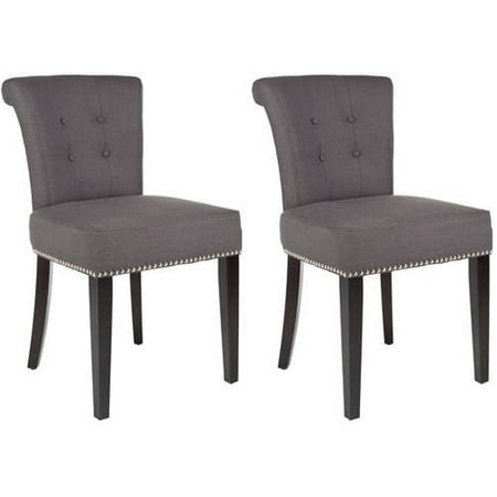 Safavieh Sinclair 21 H Ring Chair Set Of 2 Silver Nail Heads Safavieh Sinclair 21 H Ring Chair Set Of 2 Silver Nail Heads