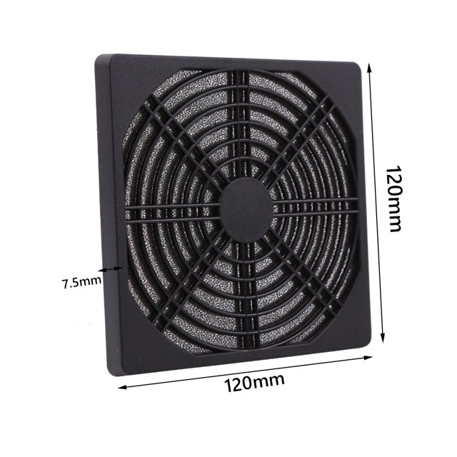 Rejillas De Ventilador De Pc 60mm 80mm 90mm 120mm PC ventilador filtro de polvo pantalla plástico a prueba de polvo parrillas paquete de 5