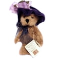 thumbnail image 2 of Boyds Bear "Bernadette Debearvoire" Teddy Bear Purple Hat 918443, 2 of 2