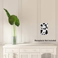 thumbnail image 6 of Cow Print Duplex Wall Plate Farm Animal White Black Brown Cow Skin Print Wall Plate Duplex Receptacle Plug Cover 1-Gang Light Switch Cover Plate Home Decorative Office 4.5" X 2.76", 6 of 7