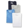 Men's Chaps CUCNP4 Essential Crew Neck T-Shirts - 4 Pack (Blue Assort S)