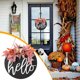 thumbnail image 1 of Esqueleto de Halloween Calabaza Hoja de arce Puerta Colgante Simulación Calabaza Negro Wmkox8yii gf11606, 1 of 7