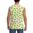 thumbnail image 4 of Balery Green Frog Camisetas sin mangas para hombre, absorbe la humedad y protege contra el mal olor.-XX-Large, 4 of 7
