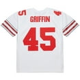 thumbnail image 3 of Men's Mitchell & Ness Archie Griffin White Ohio State Buckeyes 1975 College Vault Legacy Jersey, 3 of 7