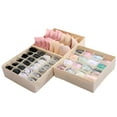 thumbnail image 1 of WREESH Non-woven Fabric 3 Set Collapsible Closet Cabinet Organizer Underwear Storage, 1 of 1