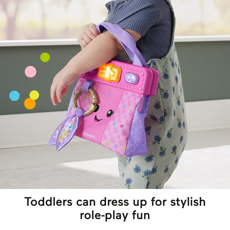 Fisher Price Laugh Learn Going Places Learning Toy Purse Accessories Ages 6 Months Plastic