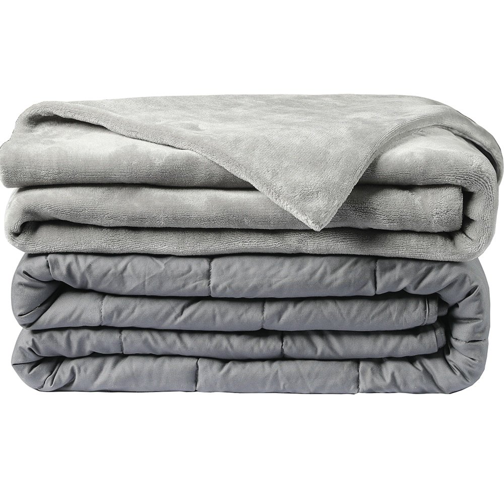Abripedic Weighted Blankets (48"W x 72"L/ 12LB) Breathable Cotton W