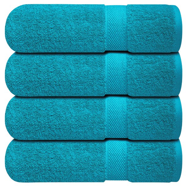 Juego de 4 toallas de baño Infinitee Xclusives Premium, 100% algodón